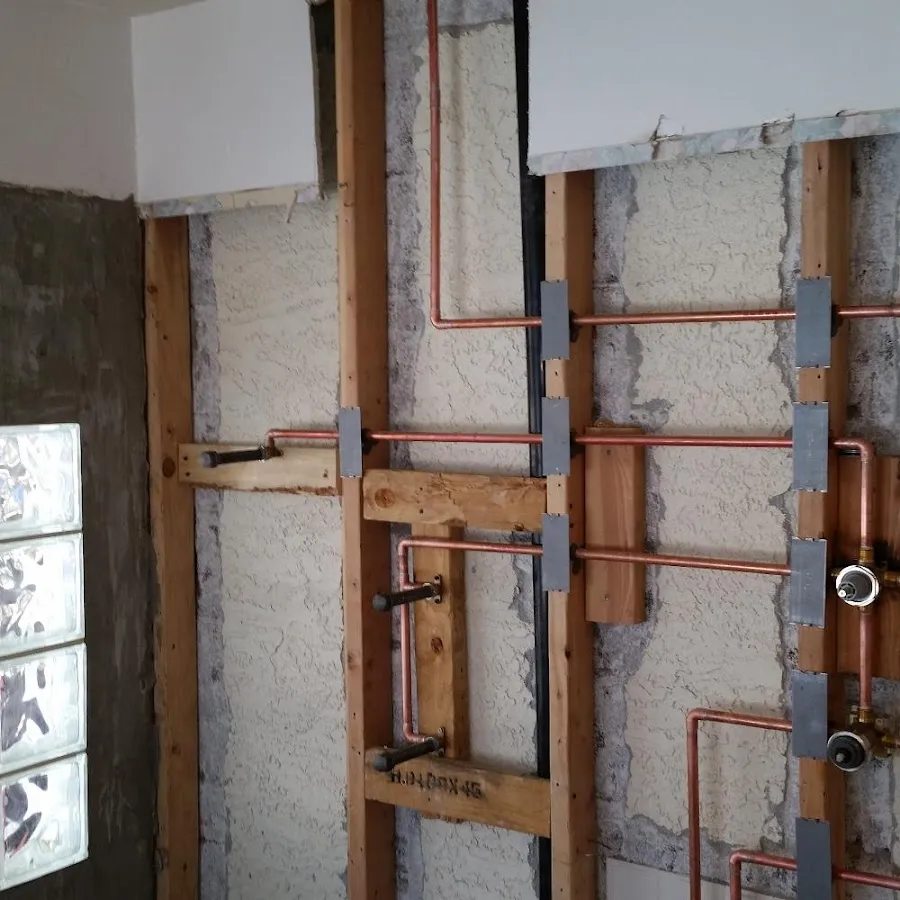 Copper pipe installation for Repiping in Westbury